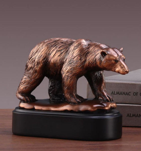 Polar Bear Sculpture Bronze Figurine Awards Statue Artic Artwork